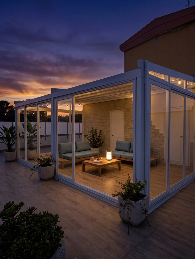 Pergola in alluminio su misura Tensomax