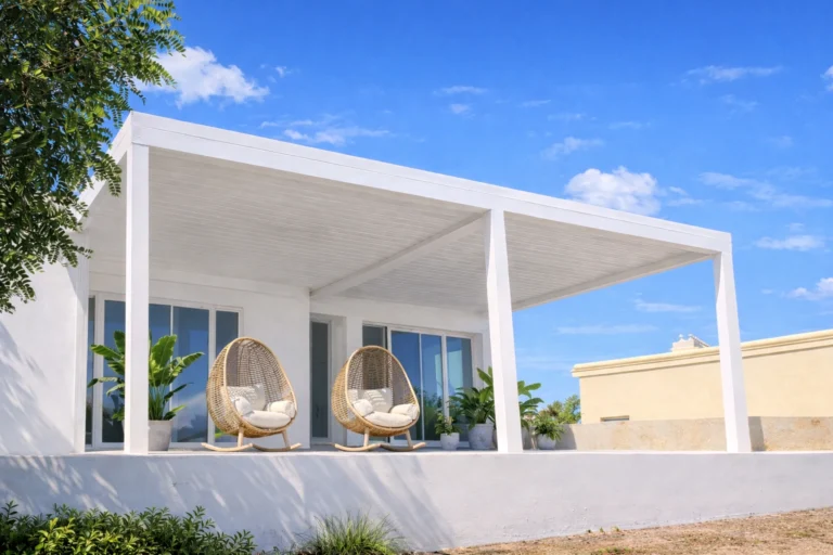 Pergola bioclimatica su misura in alluminio Tensomax