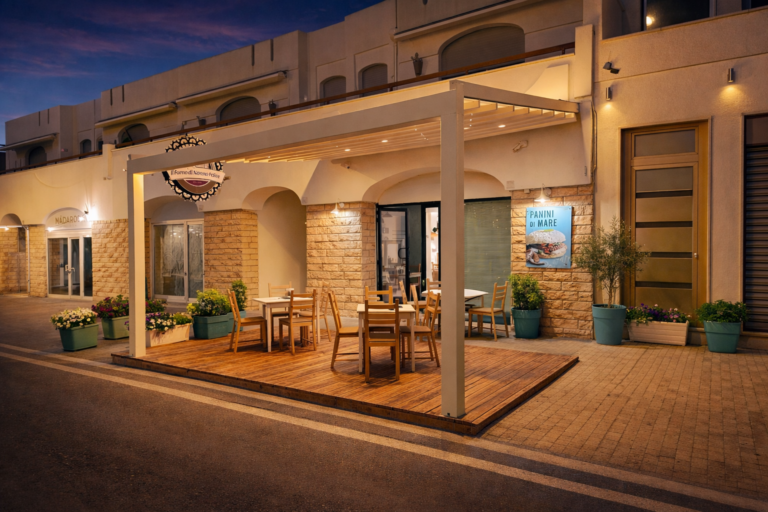 Pergola in alluminio Tensomax